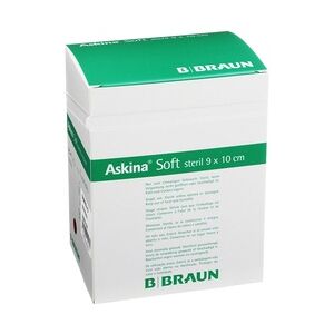 Braun ASKINA Soft Wundverband 9x10 cm steril 50 Stück