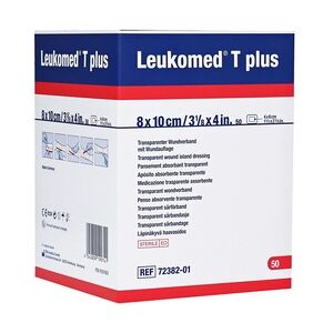 BSN Medical LEUKOMED transp.plus sterile Pflaster 8x10 cm 50 Stück