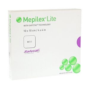 ACA Müller / ADAG Pharma MEPILEX Lite Schaumverband 10x10 cm steril 5 Stück
