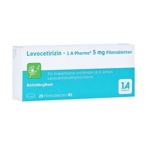 1 A Pharma Levocetirizin-1A Pharma 5mg Filmtabletten 20 Stück