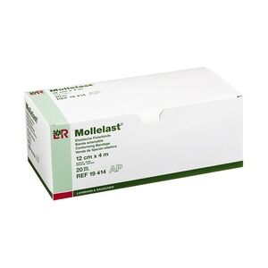 LOHMANN & RAUSCHER MOLLELAST Binden 12 cmx4 m weiß 20 Stück