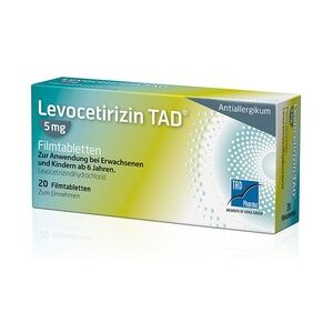 TAD Pharma Levocetirizin TAD 5mg Filmtabletten 20 Stück