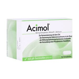 Dr. Pfleger Arzneimittel GmbH ACIMOL mit pH Teststreifen Filmtabletten 96 Stück