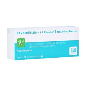 1 A Pharma Levocetirizin-1A Pharma 5mg Filmtabletten 50 Stück