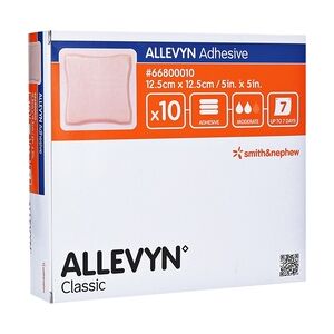 ACA Müller / ADAG Pharma ALLEVYN Adhesive 12,5x12,5 cm haftende Wundauflage 10 Stück