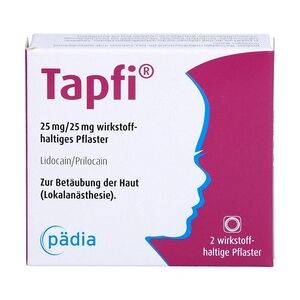 Pädia TAPFI 25 mg/25 mg wirkstoffhaltiges Pflaster Juckreiz & Ekzeme
