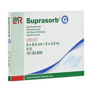 LOHMANN & RAUSCHER SUPRASORB G Gelkompresse 5x6,5 cm 5 Stück