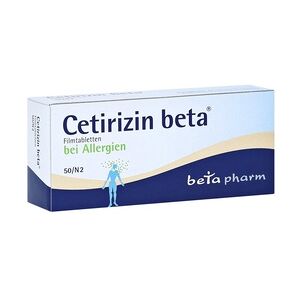 betapharm Arzneimittel GmbH CETIRIZIN beta Filmtabletten 50 Stück