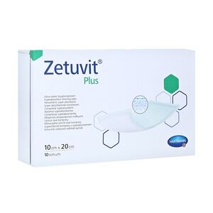 1001 Artikel Medical ZETUVIT Plus extrastarke Saugkompr.steril 10x20 cm 10 Stück