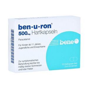 Bene Arzneimittel GmbH Ben-u-ron 500mg Hartkapseln 20 Stück