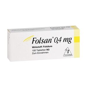 Teofarma FOLSAN 0,4 mg Tabletten Vitamine