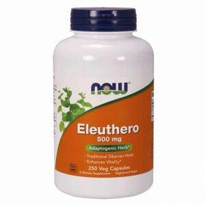 Now Foods Eleuthero 500 mg - 250 veg caps