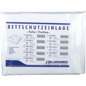 Dr. Junghans Bettschutzeinlage Folie Frottee 100x200 cm 1 St Einlagen