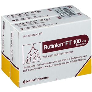 biomo pharma Rutinion FT 100 mg Tabletten 200 St