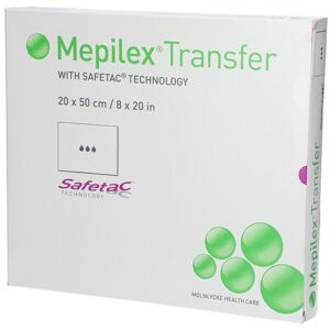Mepilex Transfer Schaumverband 20x50 cm steril 4 St Verband