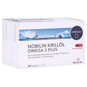 Medicom Pharma GmbH Nobilin Krillöl Omega-3 Plus Kapseln 2x60 Stück