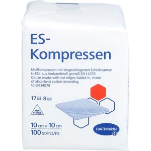 Paul Hartmann AG Es-Kompressen unsteril 10x10 cm 8fach 100 St