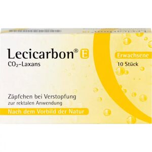 athenstaedt GmbH & Co. KG Lecicarbon E Co2 Laxans Erwachsenensuppositorien 10 St