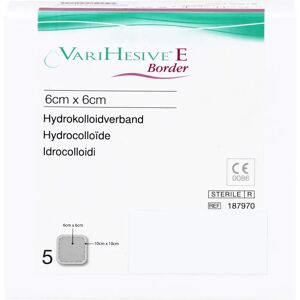 ConvaTec (Germany) GmbH Varihesive E Border 6x6 cm Hkv hydroaktiv 5 St