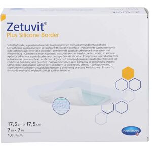 Paul Hartmann AG Zetuvit Plus Silicone Border steril 17,5x17,5 cm 10 St