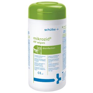 Schülke & Mayr GmbH Schülke mikrozid® AF wipes Desinfektionstücher, Gebrauchsfertige, getränkte Tücher zur Flächendesinfektion, 1 Spenderdose = 150 Tücher (14 x 18 cm)