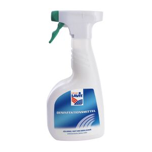 SCHWEIZER EFFAX GMBH SPORT LAVIT® Desinfektionsspray, Desinfektionsmittel für Hände, Haut und Oberflächen zu hygienischen Zwecken, 0,5 Liter - Sprühflasche