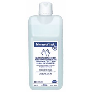 Paul Hartmann AG Bode Manusept® basic Hände-Desinfektionsmittel, Desinfektionslösung zur Anwendung auf der Haut, 1000 ml - Flasche