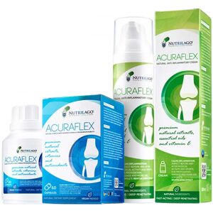 Nutrilago Acuraflex Komplett 60 Kapseln +100ml Creme Kombipackun