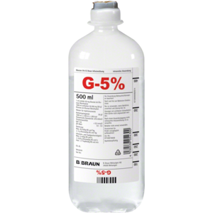 GLUCOSE 5% B.Braun Ecobag 20X500 ml