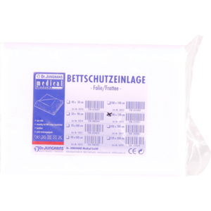 BETTSCHUTZEINLAGE Folie Frottee 100x150 cm 1 St