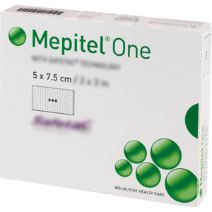 MEPITEL One 5x7,5 cm Silikon Netzverband 10 St