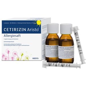 CETIRIZIN Aristo Allergiesaft 1 mg/ml Lsg.z.Einn. 150 ml