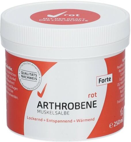 NATURAL PRODUCTS & DRUGS GMBH Arthrobene Muskelsalbe rot 250 ml Salbe