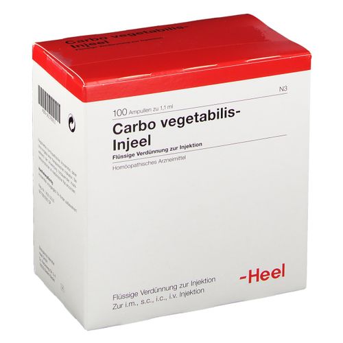 Heel Carbo vegetabilis-Injeel® Ampullen 100 St Ampullen