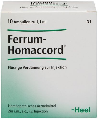 Heel Ferrum-Homaccord® Ampullen 10 St Ampullen