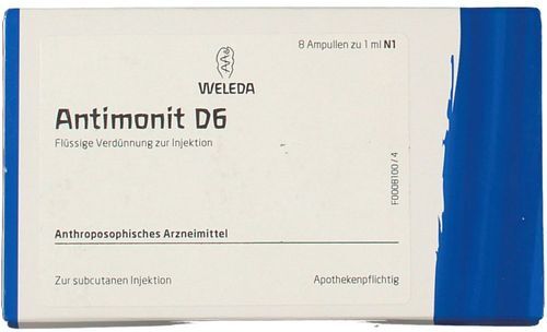 WELEDA Antimonit D6 8 St Ampullen