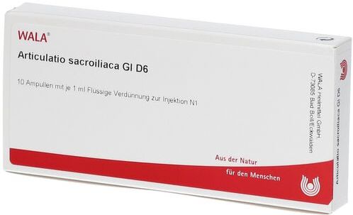 Wala® Articulatio sacroiliaca Gl D 6 10X1 ml Ampullen