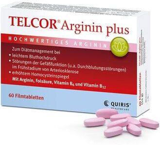 Telcor® Arginin plus 60 St Filmtabletten