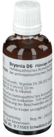 WELEDA Bryonia D6 Dilution 50 ml Dilution