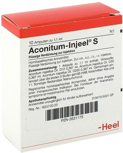 Heel Aconitum-Injeel® S Ampullen 10 St Ampullen