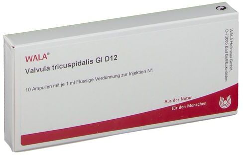 Wala® Valvula tricuspidalis Gl D 12 10X1 ml Ampullen