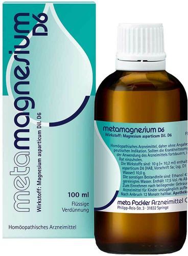 meta FACKLER metamagnesium D 6 100 ml Tropfen