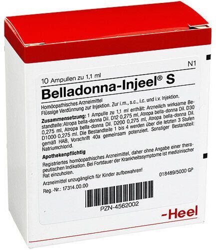 Heel Belladonna-Injeel® S Ampullen 10 St Ampullen