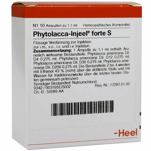 Heel Phytolacca-Injeel® forte S Ampullen 10 St Ampullen