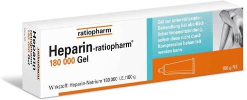 ratiopharm Heparin-ratiopharm® 180 000 I.E.Gel 150 g Gel