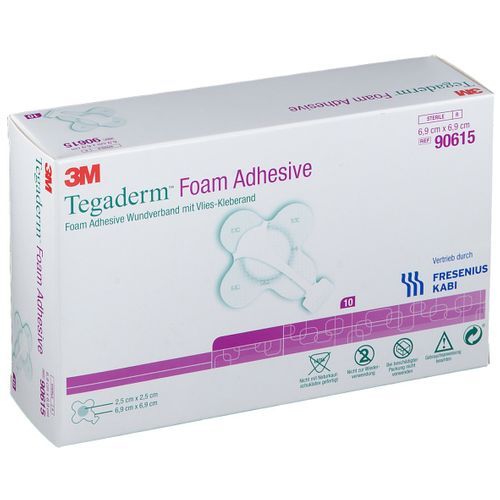 FRESENIUS KABI Tegaderm Foam Adhesive 6,9 x 6,9 cm 10 St Verband