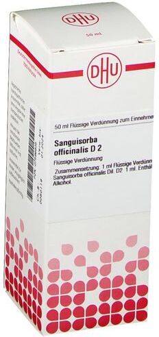 DHU Sanguisorba Officinalis D2 50 ml Dilution