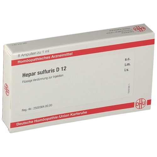 DHU Hepar Sulfuris D12 8X1 ml Ampullen