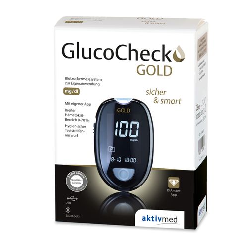 GlucoCheck Gold mg/dl 1 St