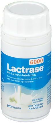 Lactrase® 6000 FCC Tabletten Klickspender Nachfüllpack 480 St Tabletten